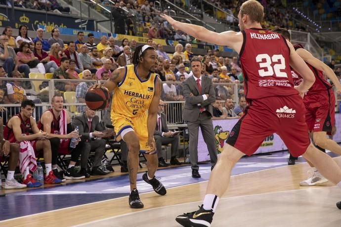 26.09.19. Las Palmas de Gran Canaria. Baloncesto ACB Liga Endesa 2019/20. Herbalife Gran Canaria - Casademont Zaragoza. Gran Canaria Arena. Foto Quique Curbelo  | 26/09/2019 | Fotógrafo: Quique Curbelo