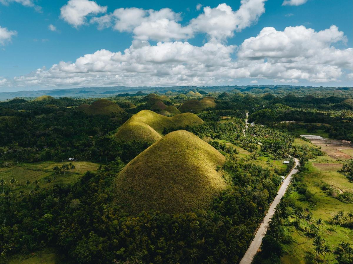 El paisaje de Bohol es de lo más particular