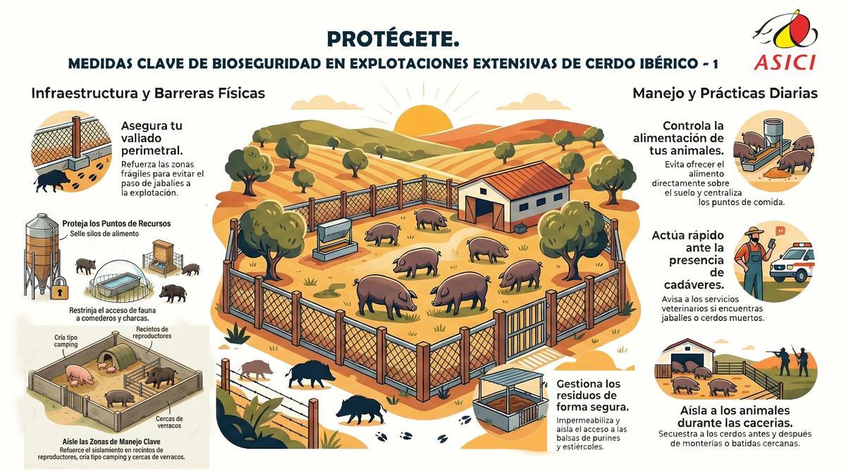 Recomendación realizadas desde Asici para prevenir la llegada del virus de la PPA.