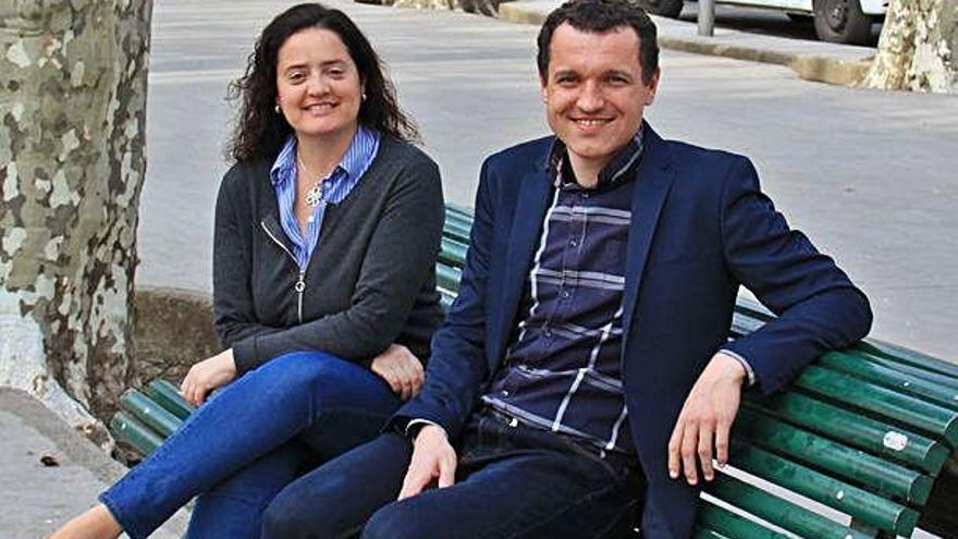 Els caps de Compromís per la Seu, Carlota Valls i Òscar Ordeig