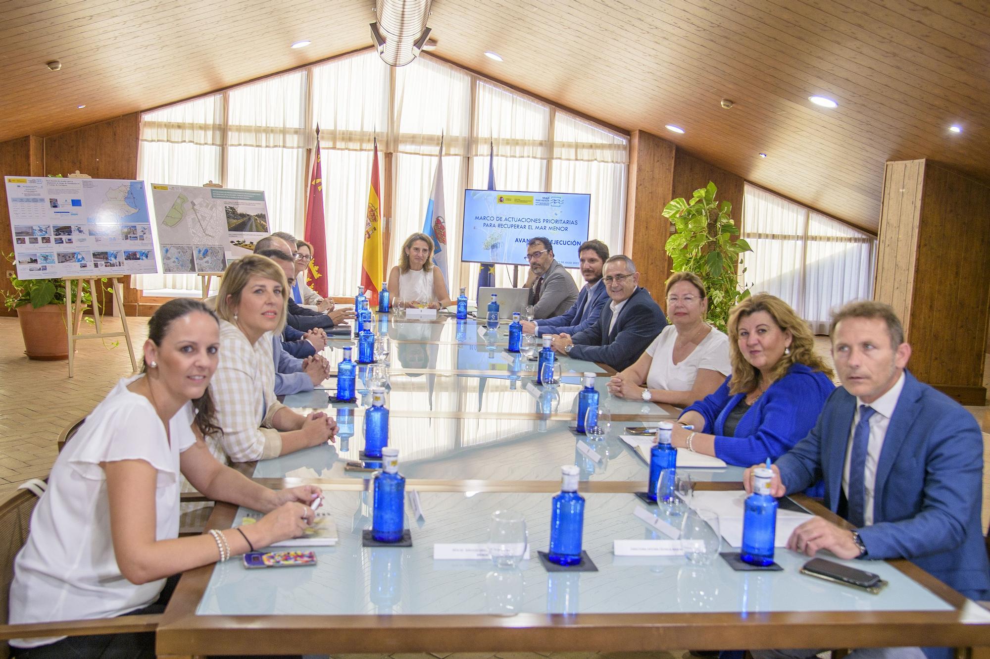 Visita de la ministra Teresa Ribera al Ayuntamiento de Los Alcázares