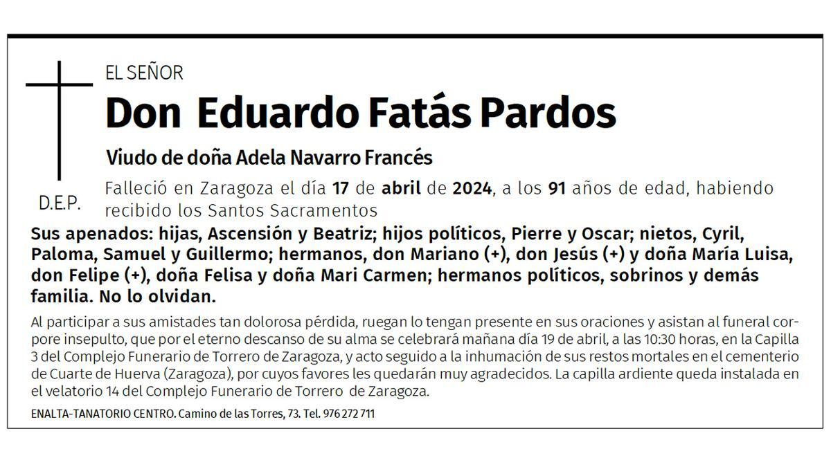 Eduardo Fatás Pardos