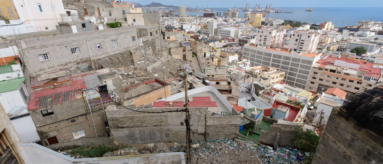 Vista panorámica desde la parte alta del risco de San Nicolás.