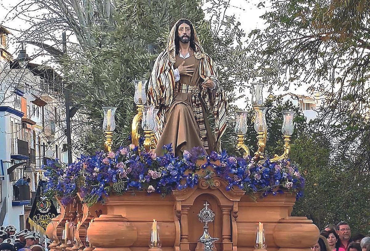 La más joven de las diez cofradías pasionistas Nuestro Padre Jesús en la Oración en el Huerto, titular de la Hdad. de la Paz.