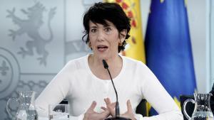 Madrid. 10.03.2026. La ministra Portavoz, Elma Saiz, junto a la vicepresidenta tercera y ministra para la Transición Ecológica y el Reto Demográfico, Sara Aagesen; el ministro de Asuntos Exteriores, Unión Europea y Cooperación, José Manuel Albares, y la ministra de Educación, Formación Profesional y Deportes, Milagros Tolón