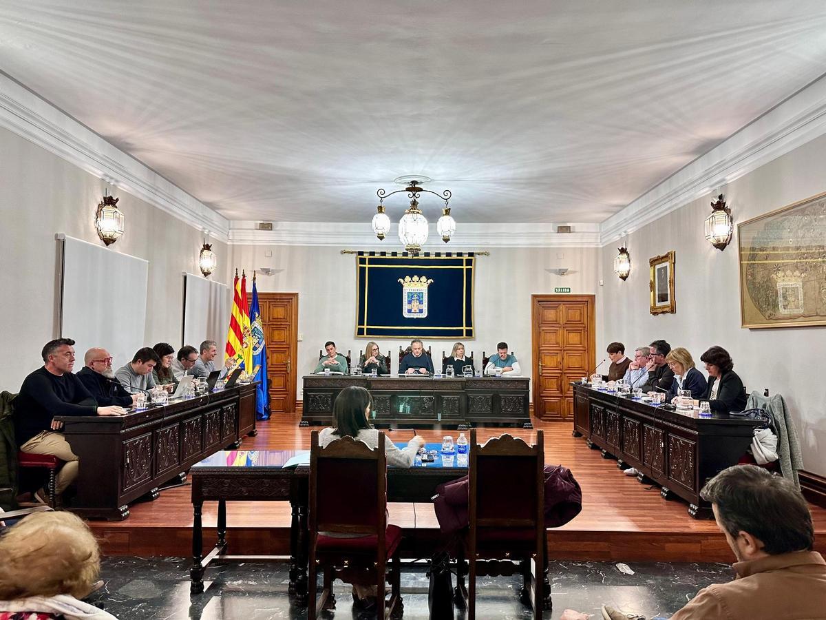 Pleno en el Ayuntamiento de Tarazona.