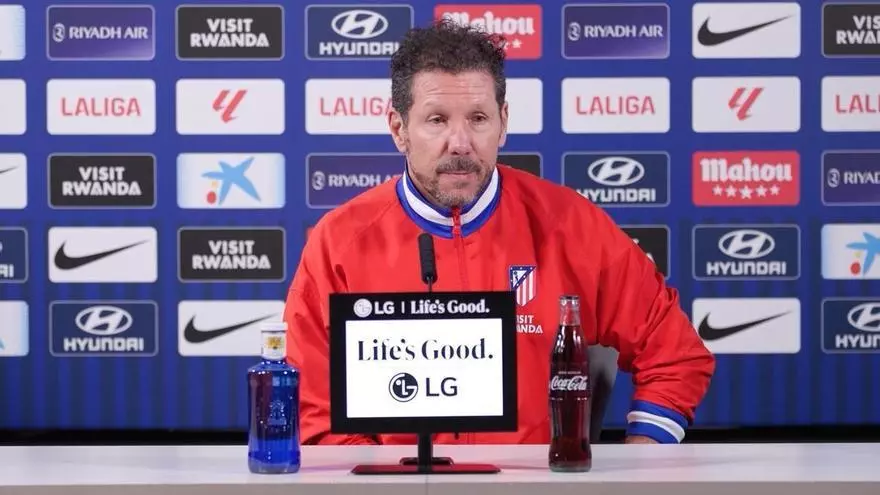 Simeone responde a las críticas: "Nada nos altera"