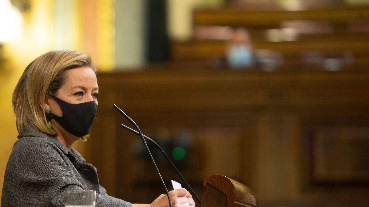 Ana Oramas, durante su intervención en el Congreso de los Diputados