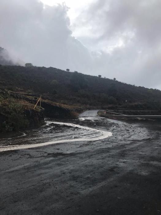 Estragos en La Palma por las lluvias