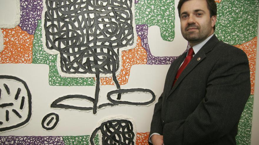 Javier López Martínez, en la Barrié en 2010.