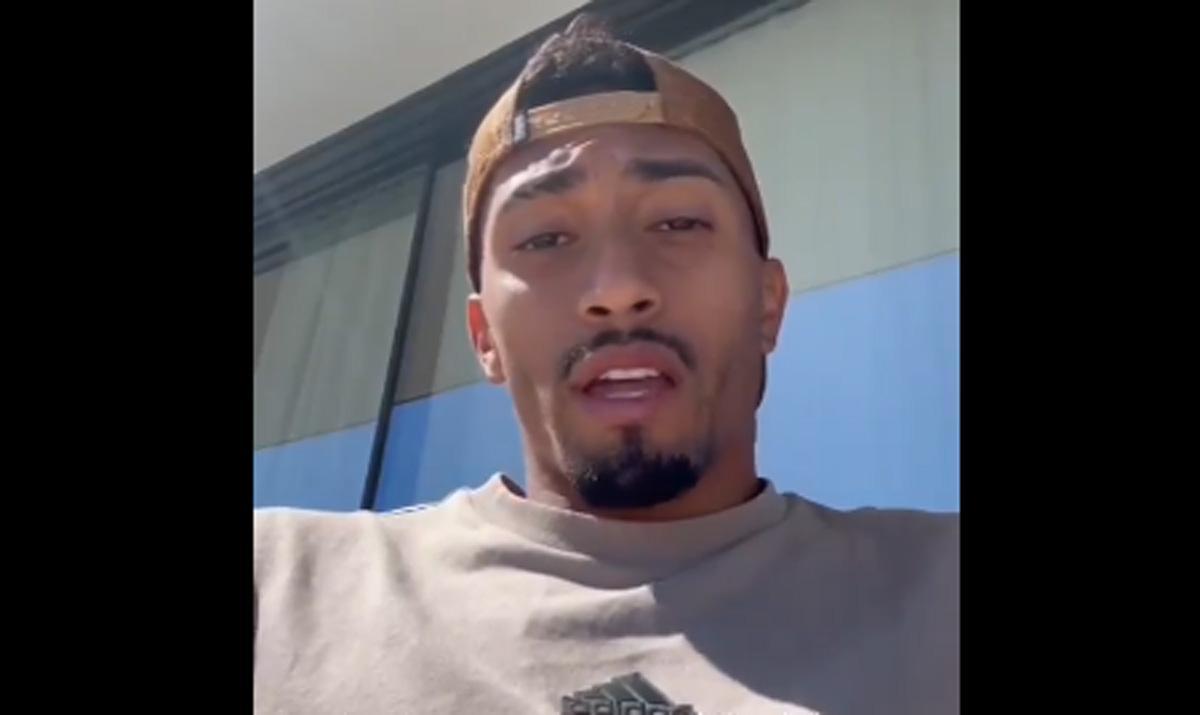 Un momento del llamamiento de Raphinha