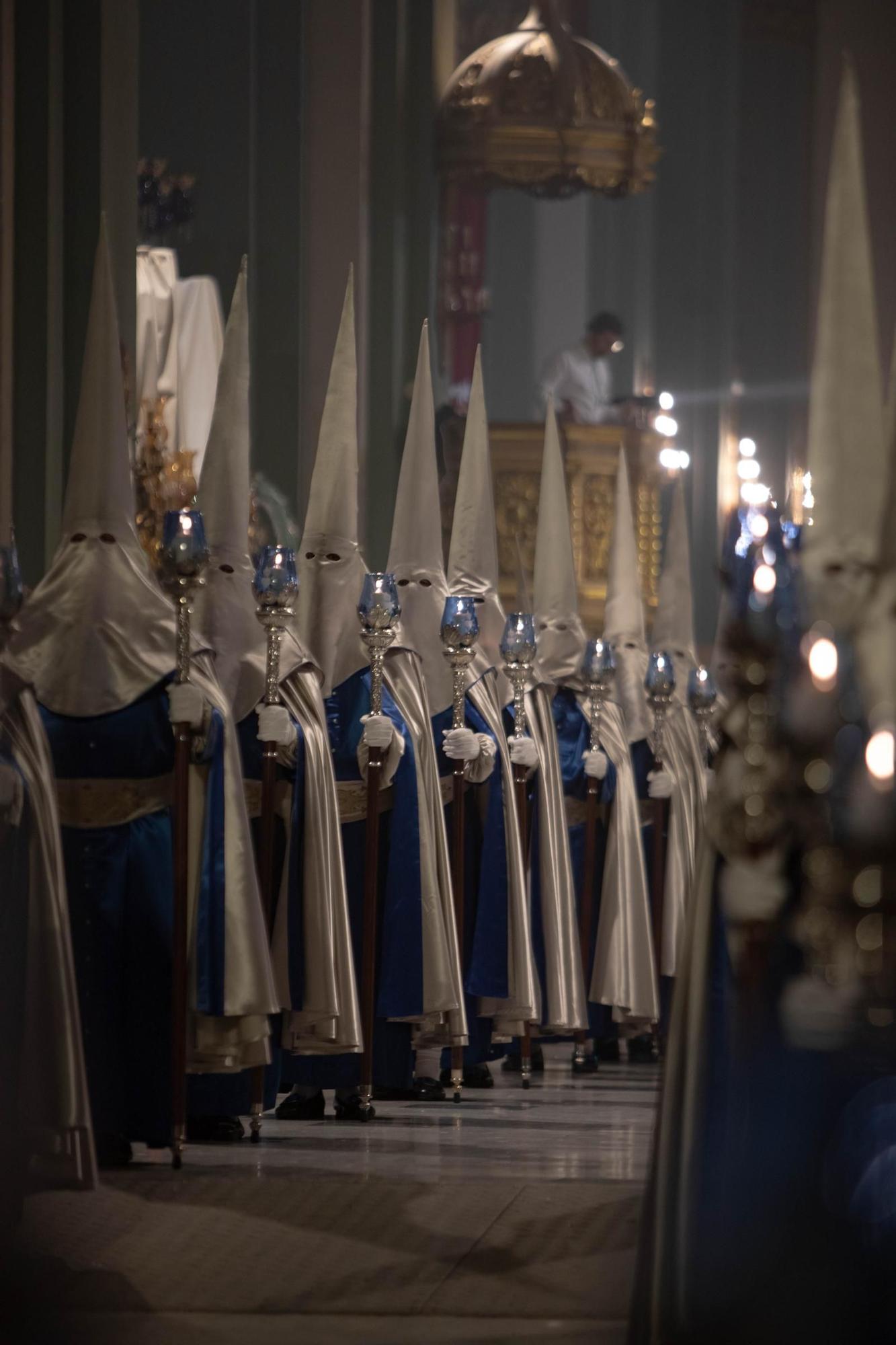 Las imágenes de la procesión de la Virgen de la Piedad el Lunes Santo en Cartagena