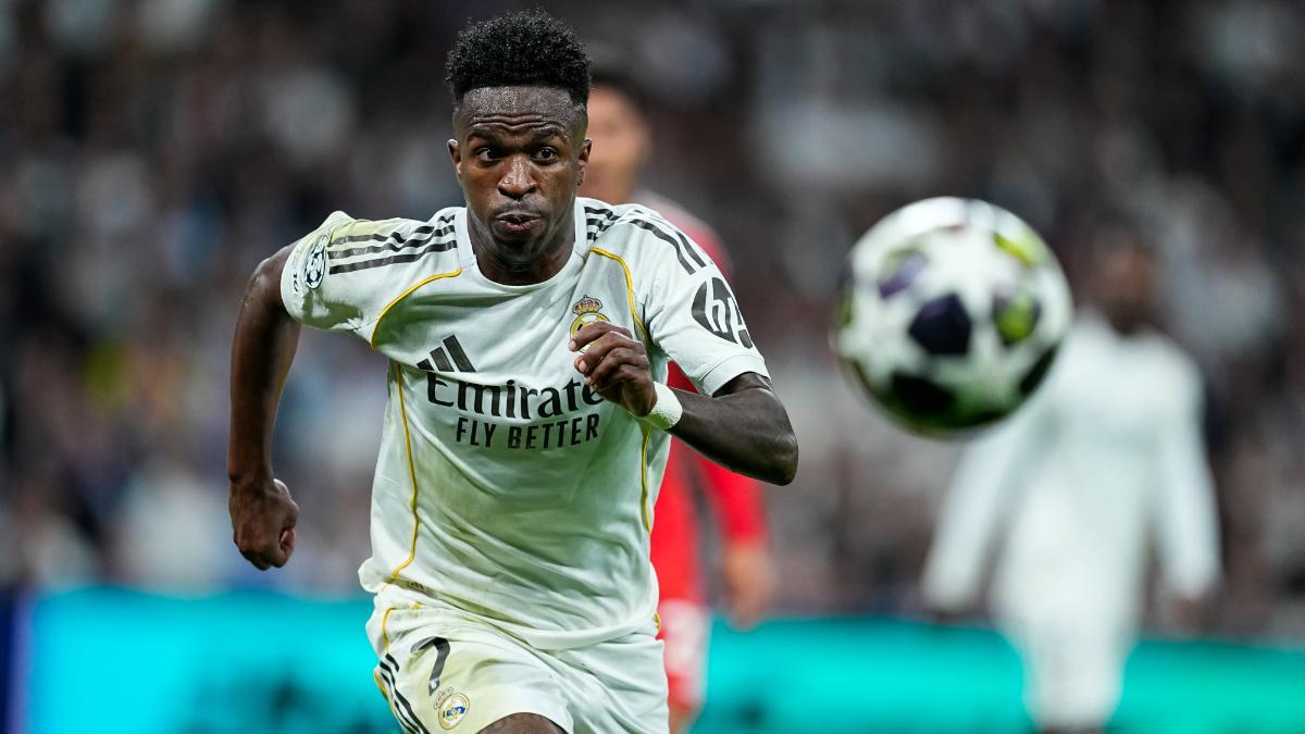 Vinicius, ante el Benfica