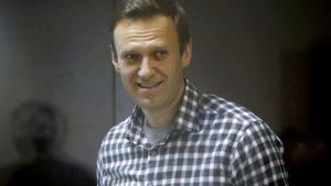 Alekséi Navalni, durante un proceso judicial.
