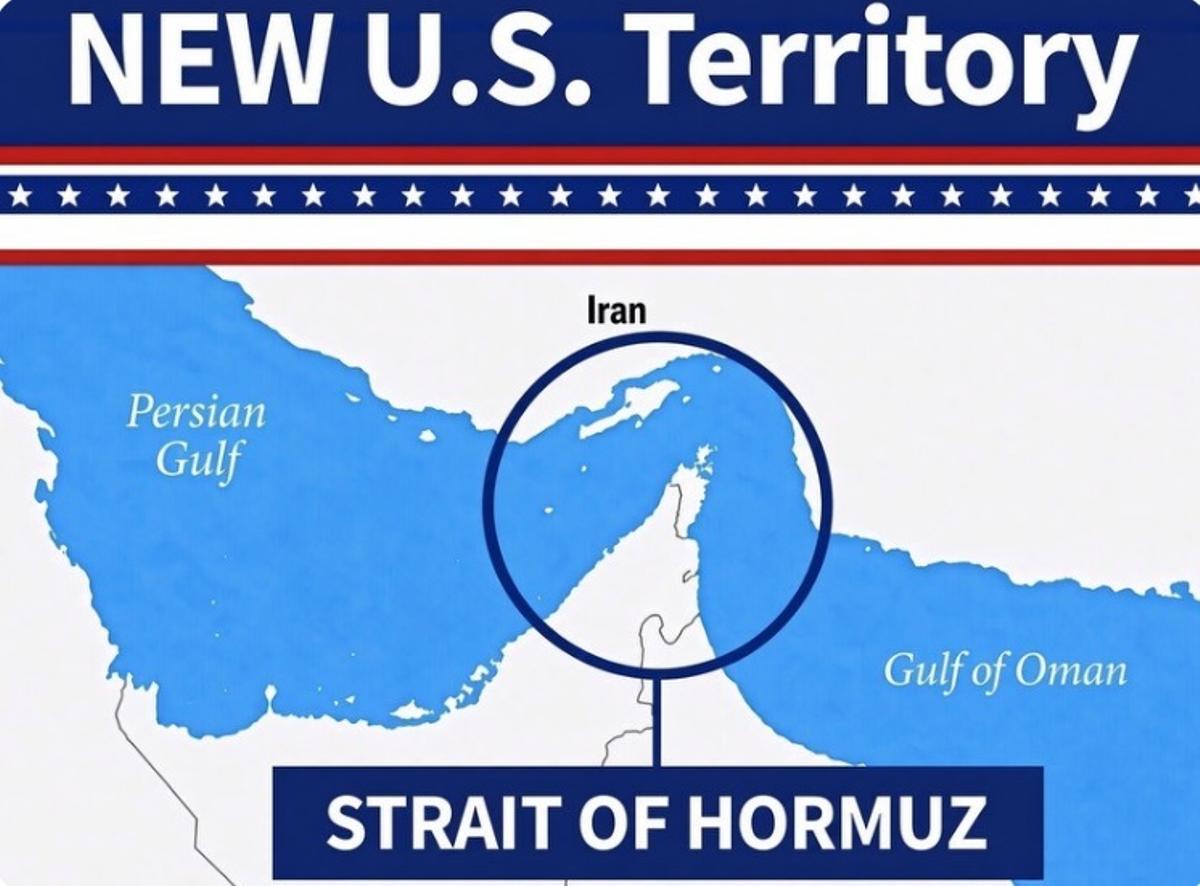 Trump declara l’estret d’Ormuz com a «nou territori dels EUA» i nega ara el diàleg amb l’Iran