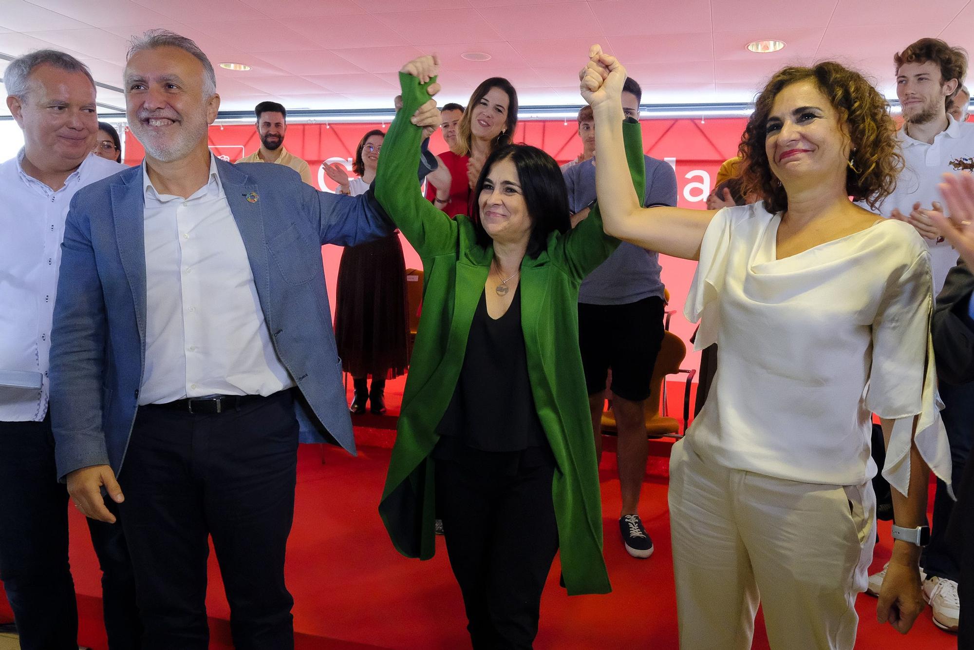 Carolina Darias presenta su candidatura a la alcaldía de la capital grancanaria