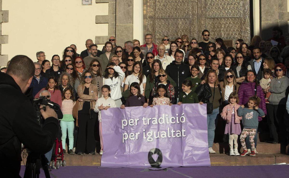 Protesta para pedir una fiesta inclusiva.