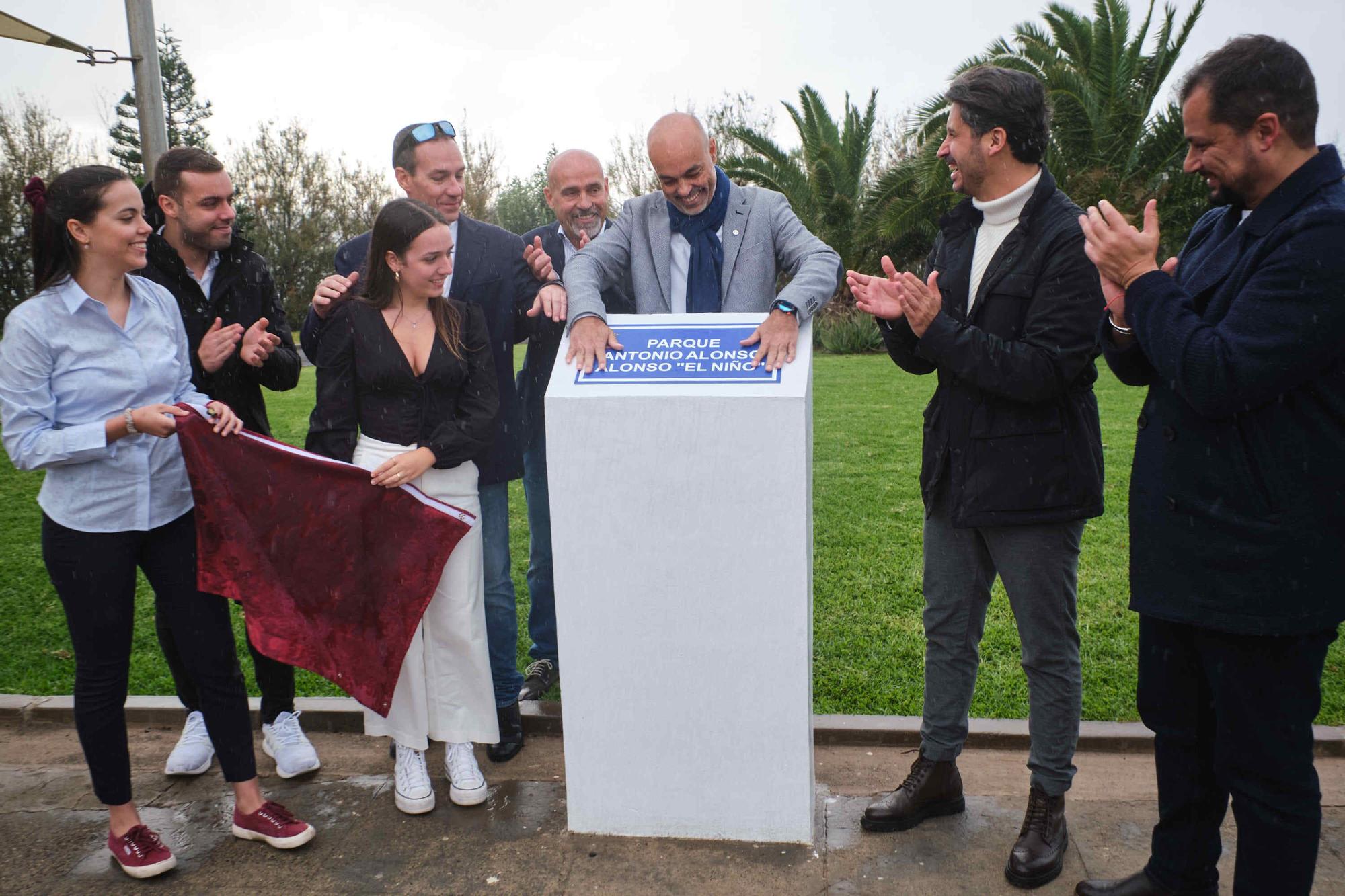 El parque de Las Furnias, en La Laguna, pasa a ser el de Antonio Alonso, el Niño