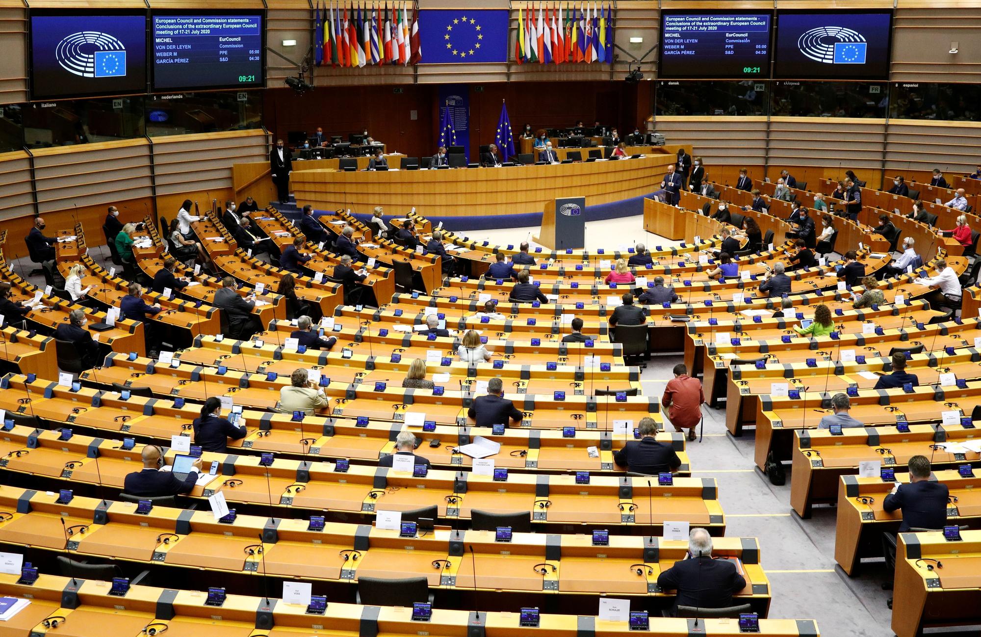 Vista del Parlamento Europeo