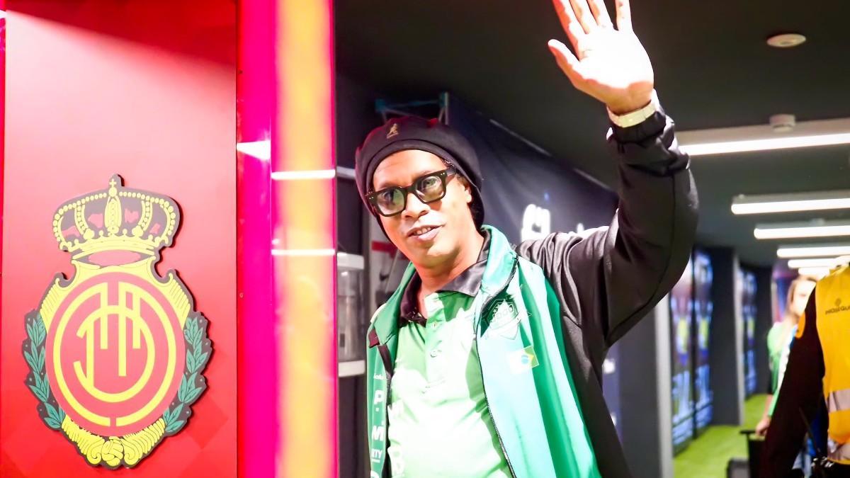 Ronaldinho, en Son Moix