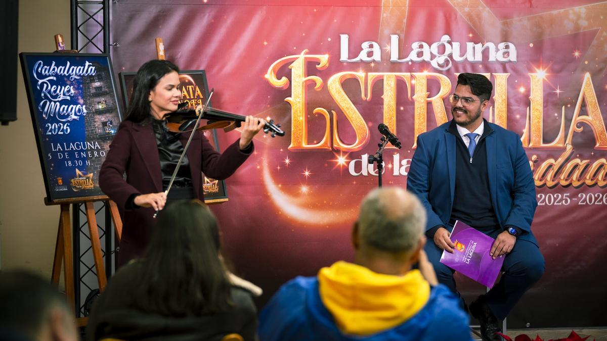Presentación del programa 'La Laguna, estrella de la Navidad'.