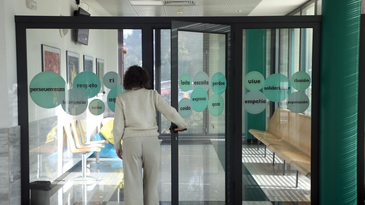 Interior del Complexo Hospitalario Universitario de Santiago.