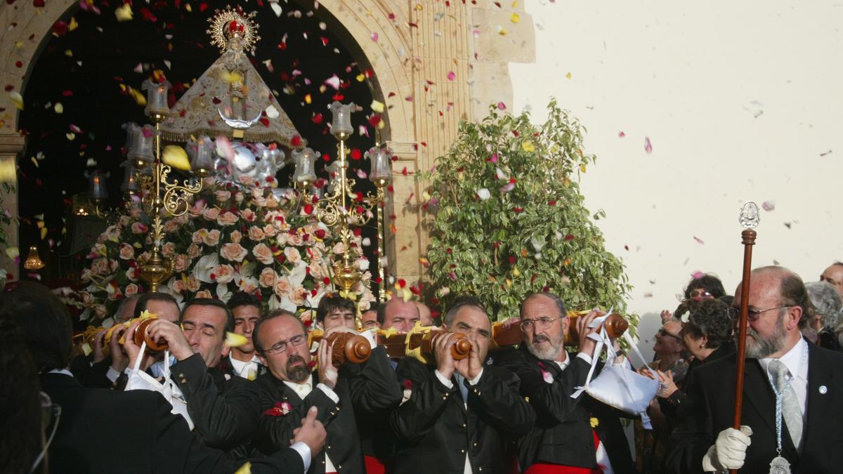 Imagen de archivo de las fiestas de mayo en honor a la Virgen del Lledó.