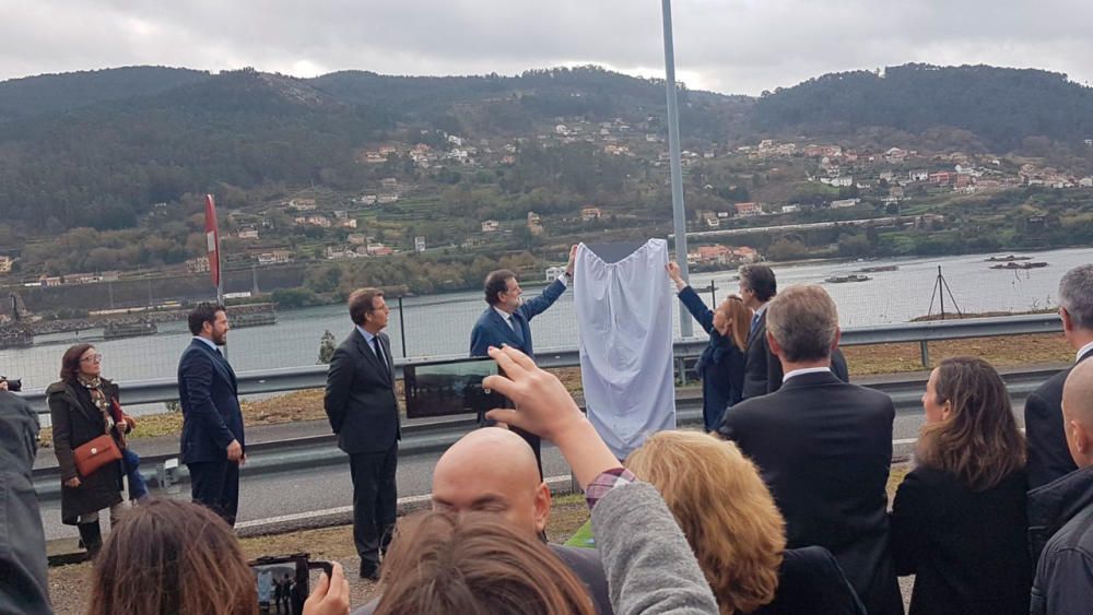 Inauguración de la ampliación del puente de Rande