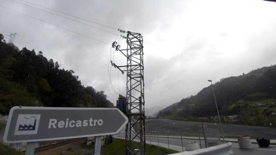 Terrenos del polígono industrial de Comillera, en Caso.