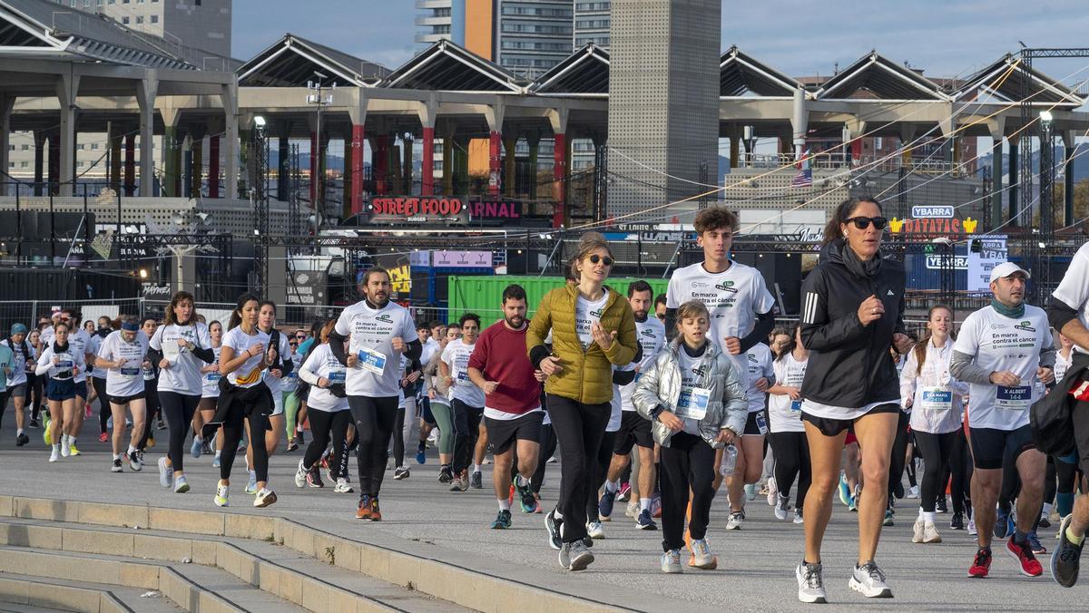 Barcelona corre contra el cáncer en el Fòrum