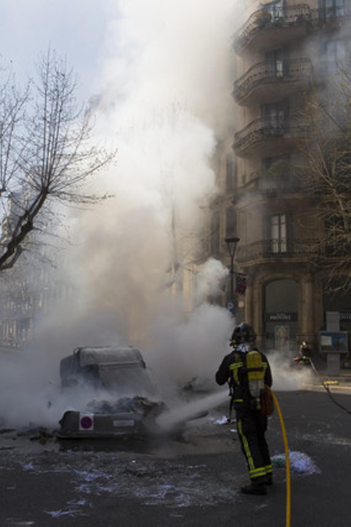 Los incidentes del 29-M, vistos por Albert Bertran.