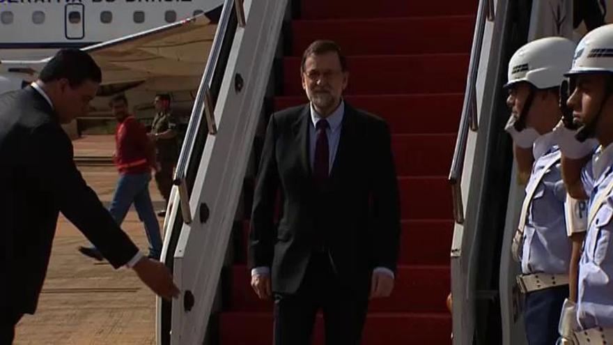 Rajoy inicia su viaje oficial a Brasil