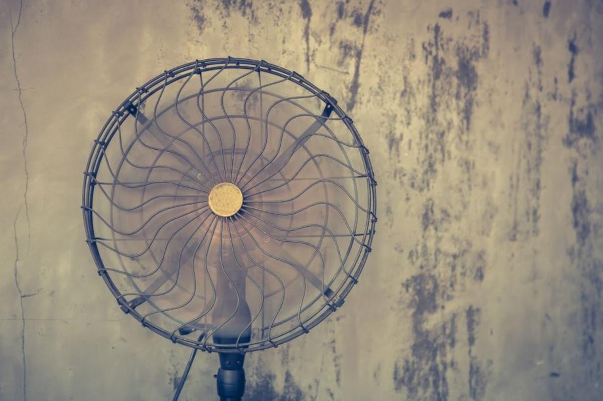Imatge d'arxiu d'una fotografia d'un ventilador