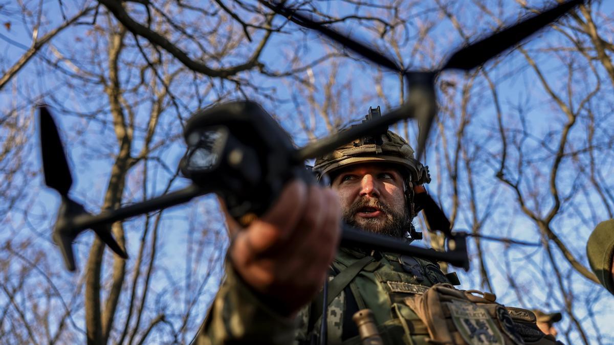 Soldados de Ucrania se prepara para la gran batalla de Jersón