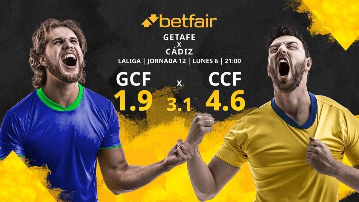 Getafe CF vs. Cádiz CF: horario, TV, estadísticas, clasificación y pronósticos