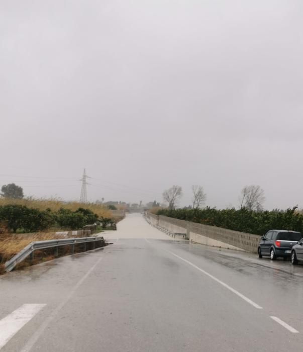 Efectos del temporal en la Safor