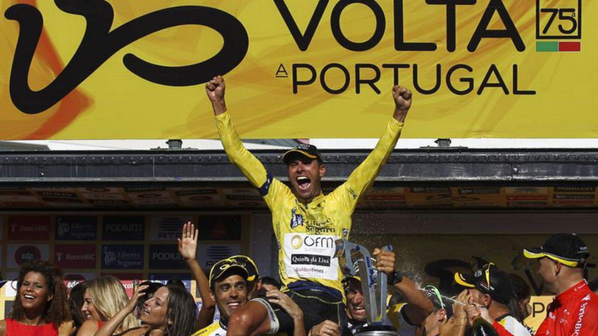 El triunfo en la Volta a Portugal. Marque tocó el cielo en el año 2013 con su victoria en la ronda lusa, que le abría las puertas del Movistar.