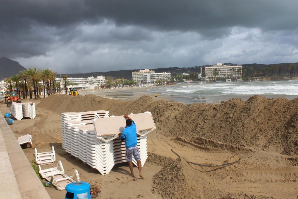 La playa del Arenal de Xàbia