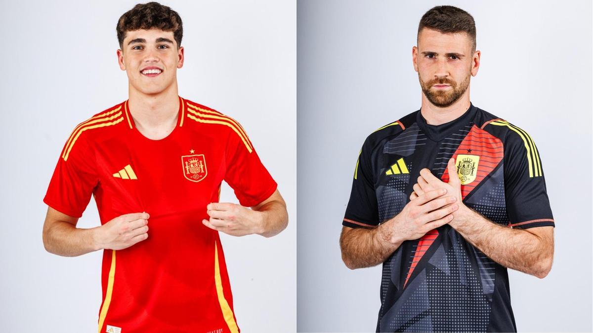 Las nuevas camisetas de España para la Eurocopa 2024
