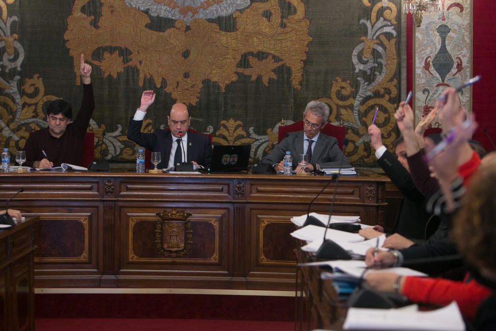 Pleno de presupuestos de Alicante