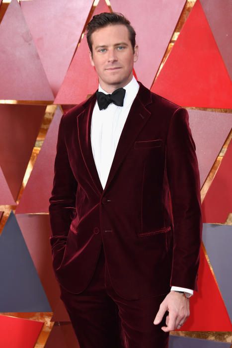 Armie Hammer, en la alfombra roja de los Oscars