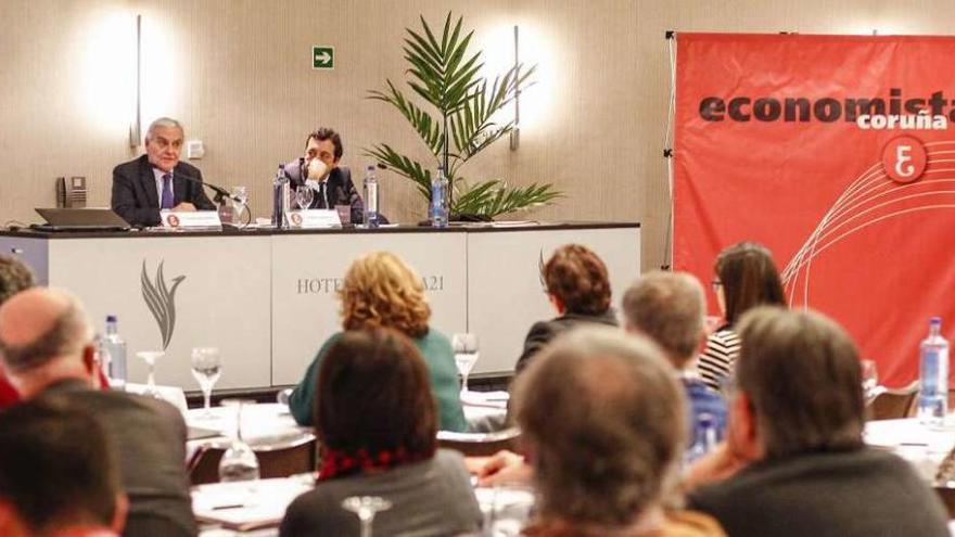 Un momento de las jornadas celebradas ayer en el hotel Attica 21 de A Coruña.