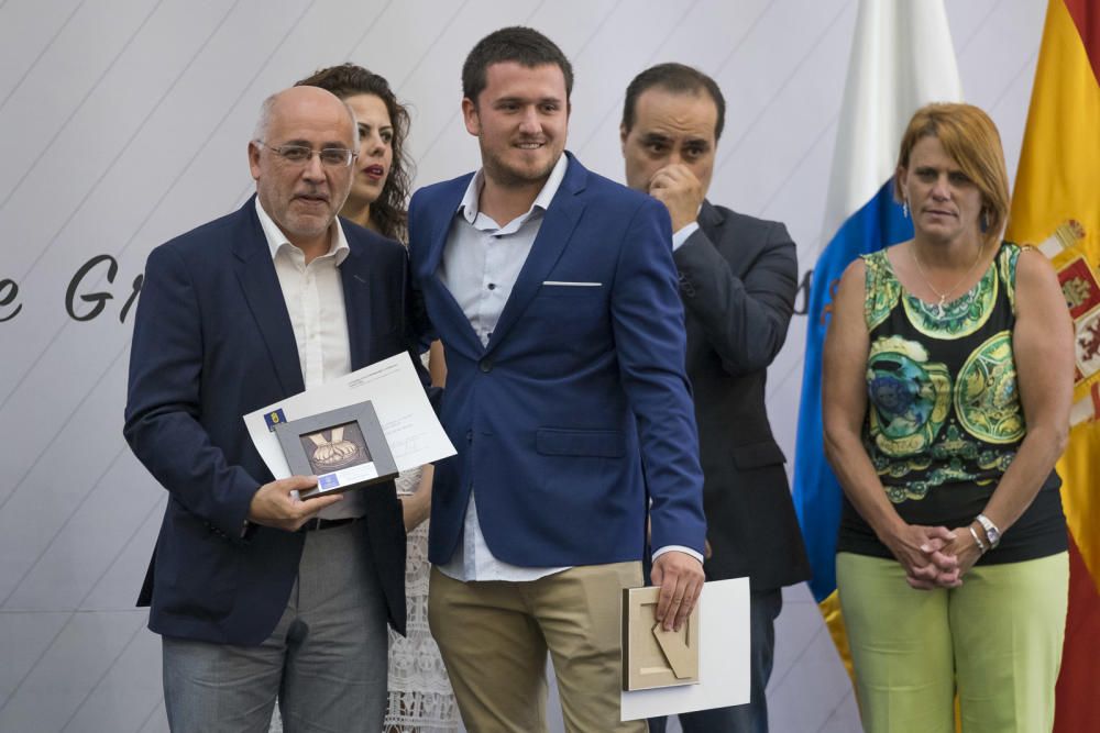 Entrega de premios a los mejores quesos y vinos de Gran Canaria