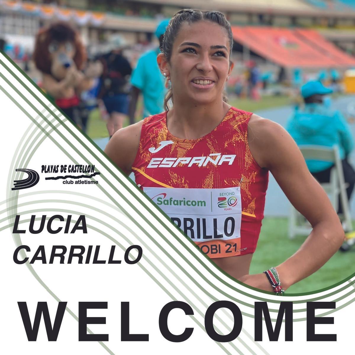 La velocista Lucía Carrillo demostró una gran progesión durante la temporada pasada.