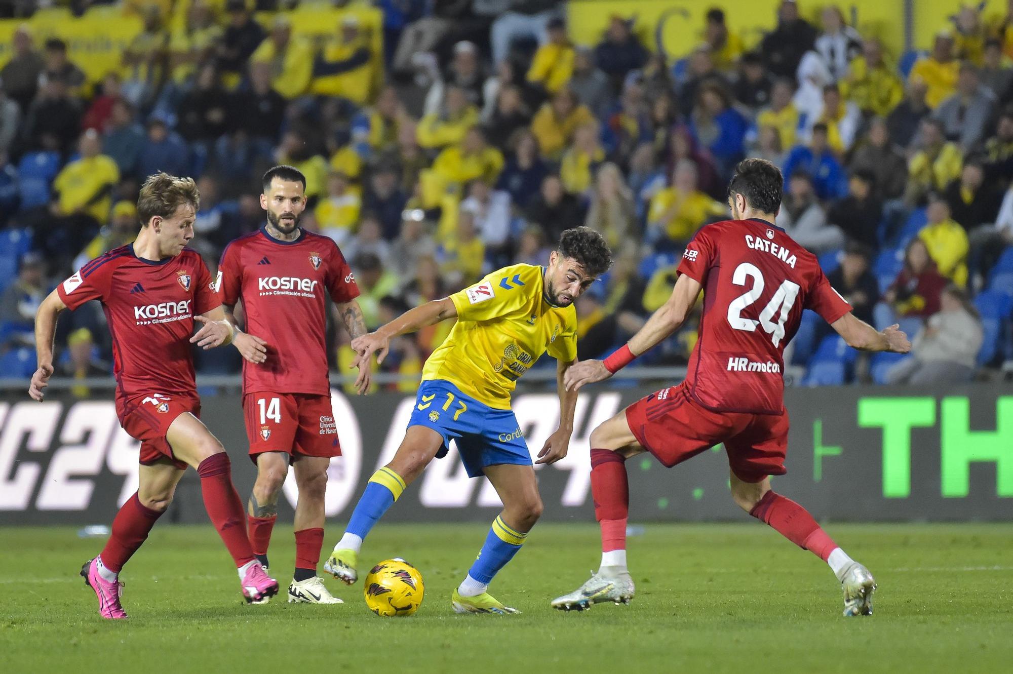 El partido UD Las Palmas-CA Osasuna, en imágenes