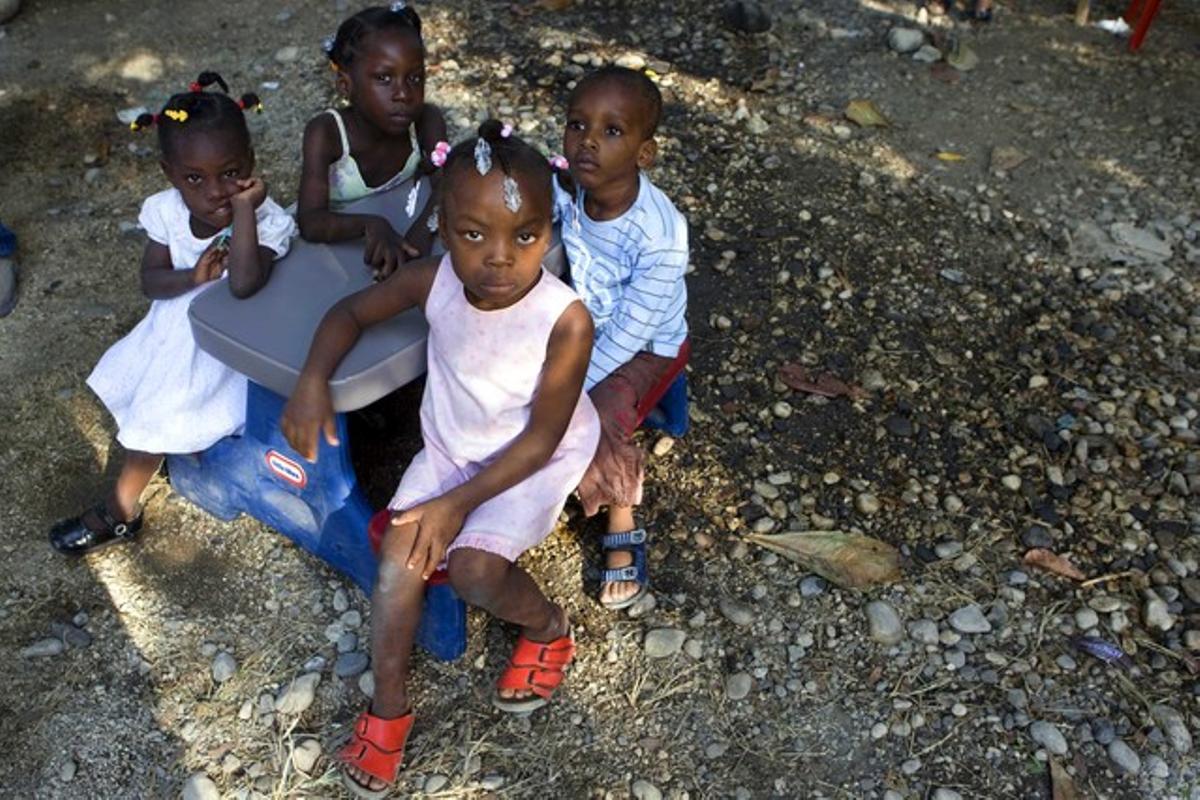 Guarderia on s’allotgen els nens de l’orfenat ’La maison des anges’ on hi ha quatre nens en procés d’adopció amb Espanya.