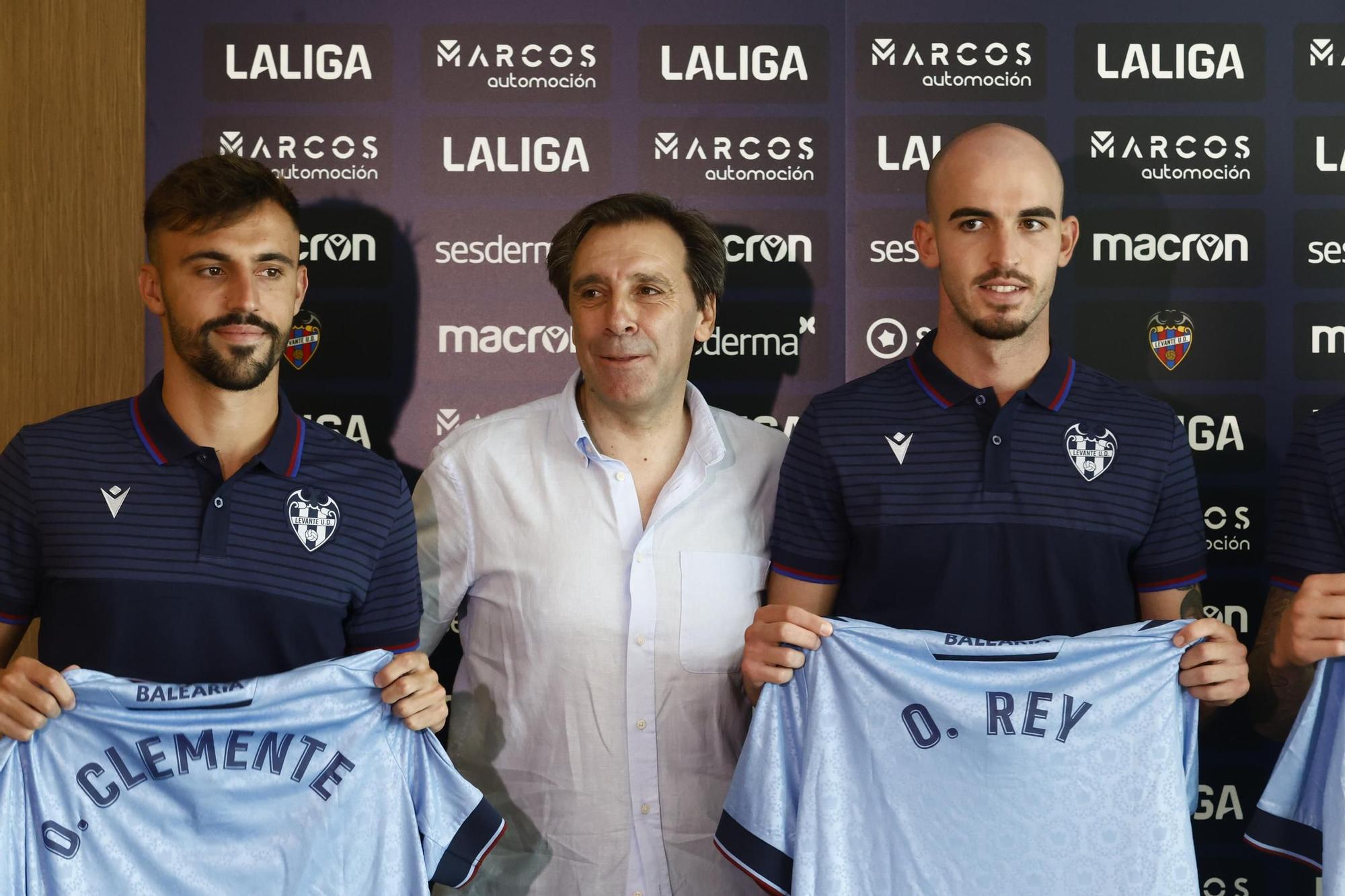 Así ha sido la presentación de los primeros cuatro fichajes del Levante UD