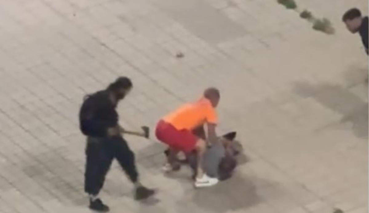 Pelea en la Vega de San José a hachazo limpio