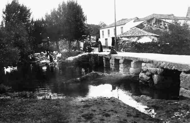 Pontevedra en el recuerdo | "Lavandeiras" y chapuzones en el Gafos