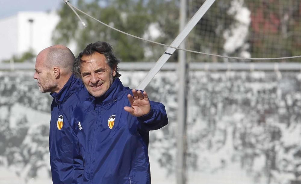 Las mejores imágenes del entrenamiento del Valencia CF